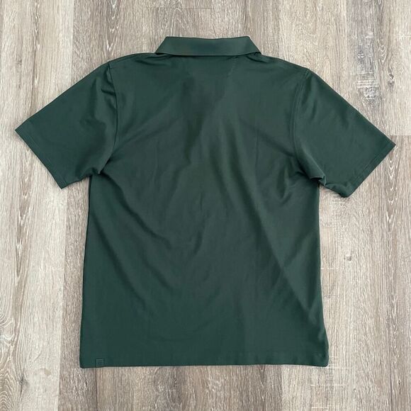 Lululemon Men’s Evolution Short Sleeve Polo Shirt in Smoked Spruce - Picture 4 of 9